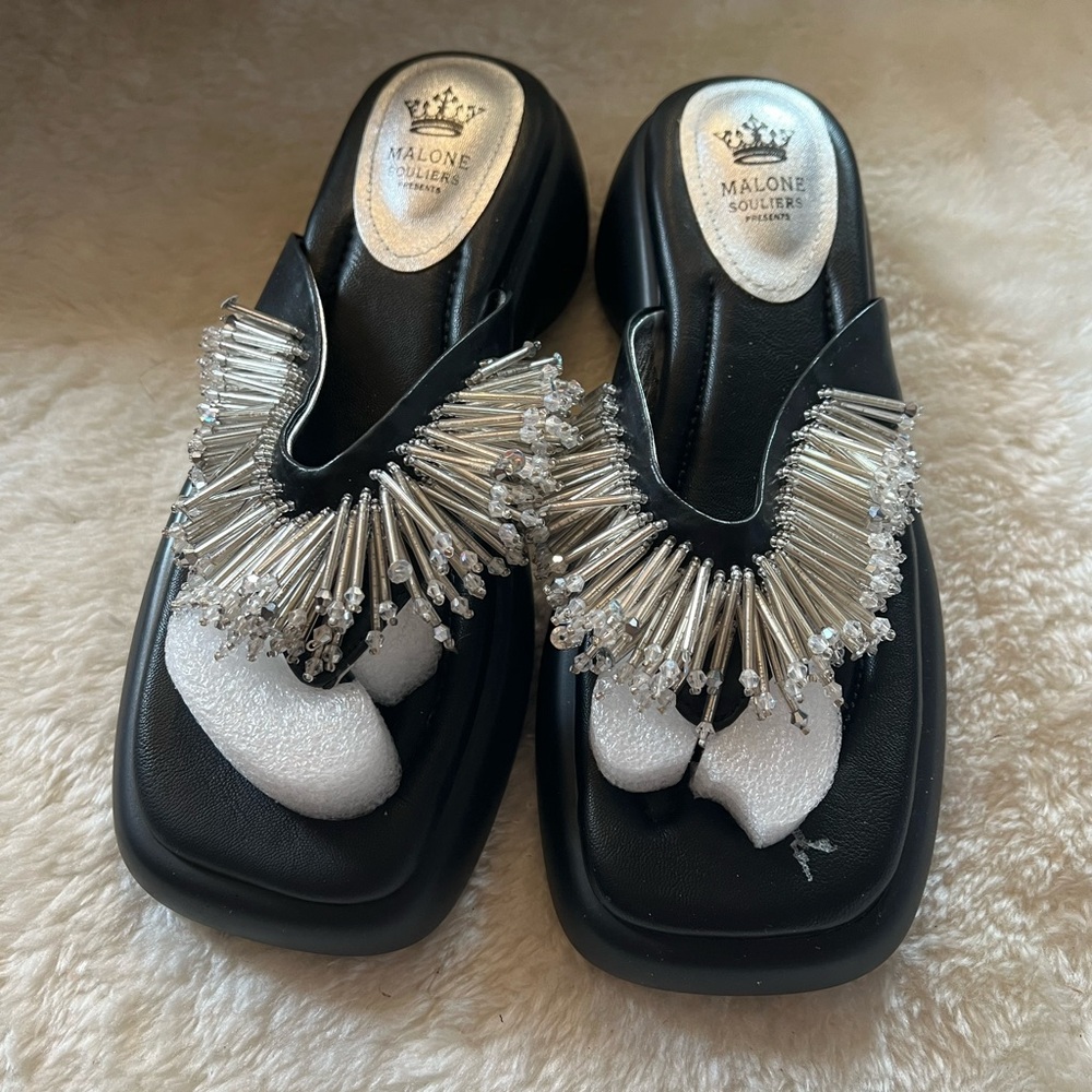 Black Embellished Women's Shoes